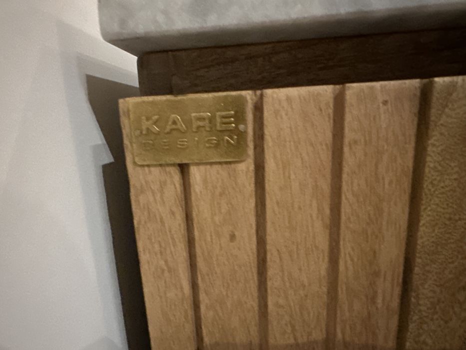 Kare Desing szafka rtv lite drewno marmur
