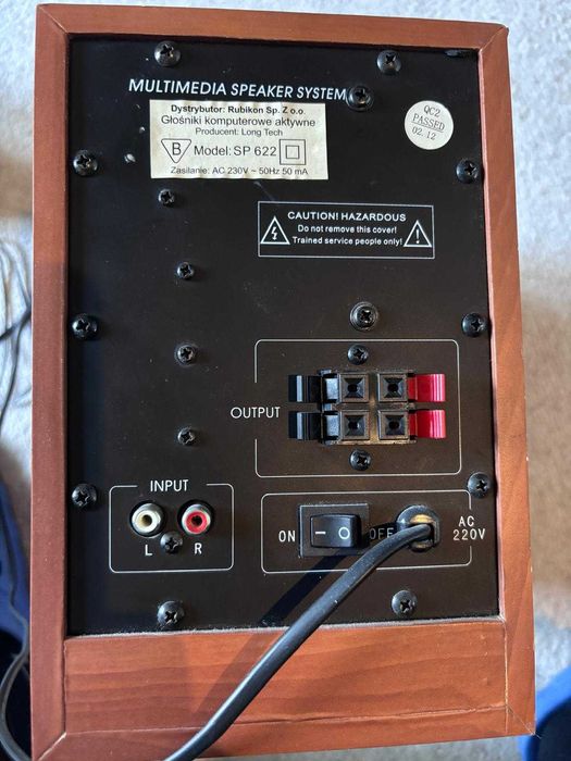 Głośniki komputerowe 2 + 1 LongTech