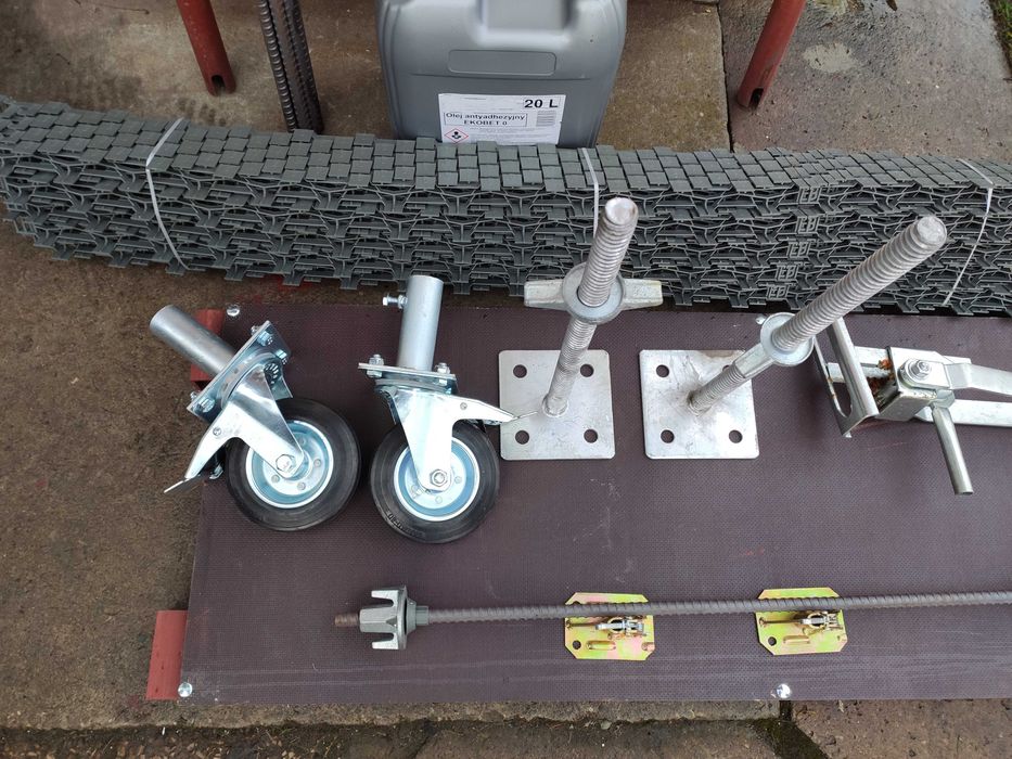 rusztowanie warszawskie przęsła blaty kółka stopy