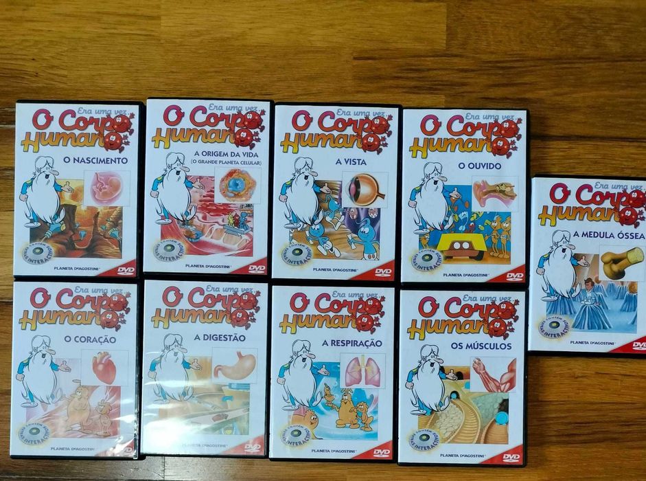 Era uma vez O Corpo Humano". Livros e DVDs da colecção