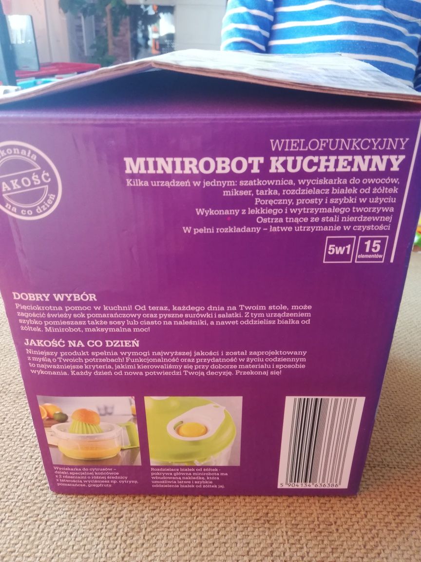 Mini robot kuchenny, szatkownica
