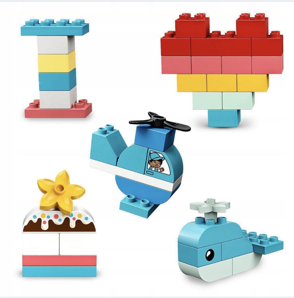 Lego Duplo Classic Лего Дупло Коробка сердце в наличии!!