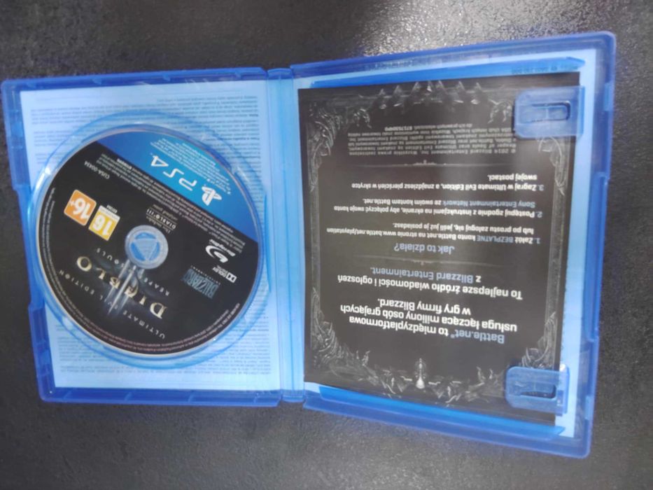 Diablo III: Reaper of Souls: Ultimate Evil Edition PS4 Polska okładka