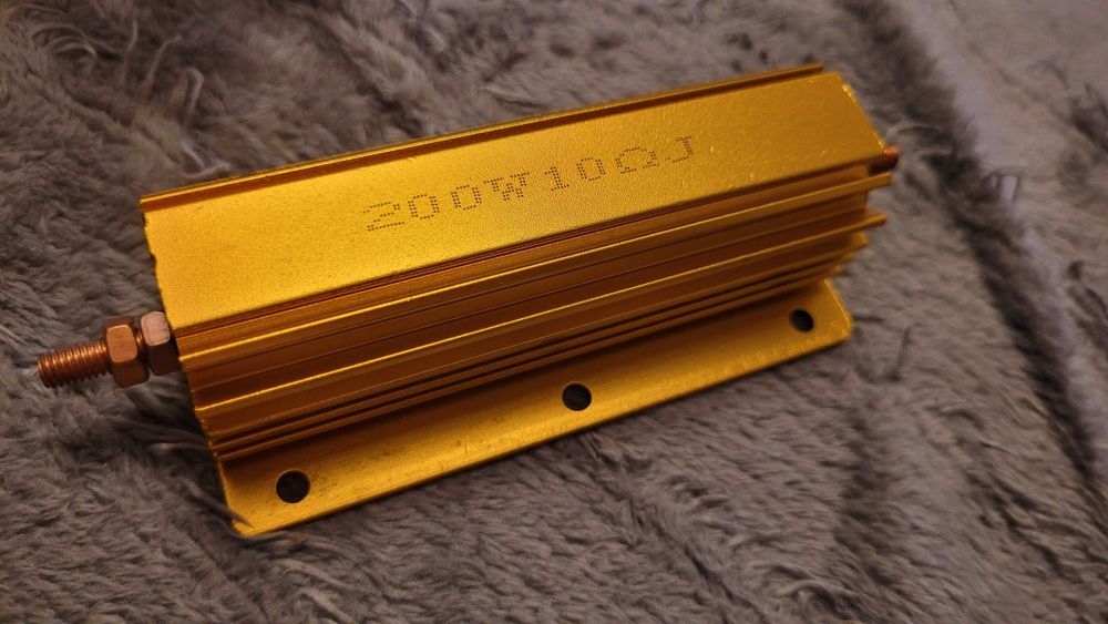 rezystor mocy z radiatorem RX24 200w 10ohm