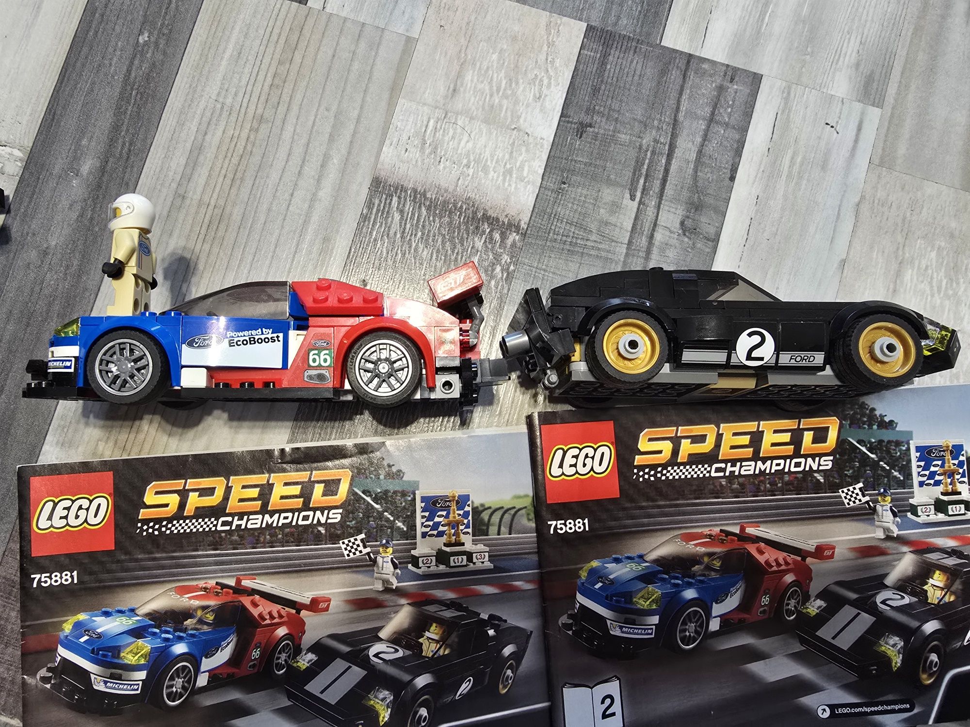 LEGO 75881 Speed Champions Ford GT z roku 2016 i Ford GT40 z roku 1966