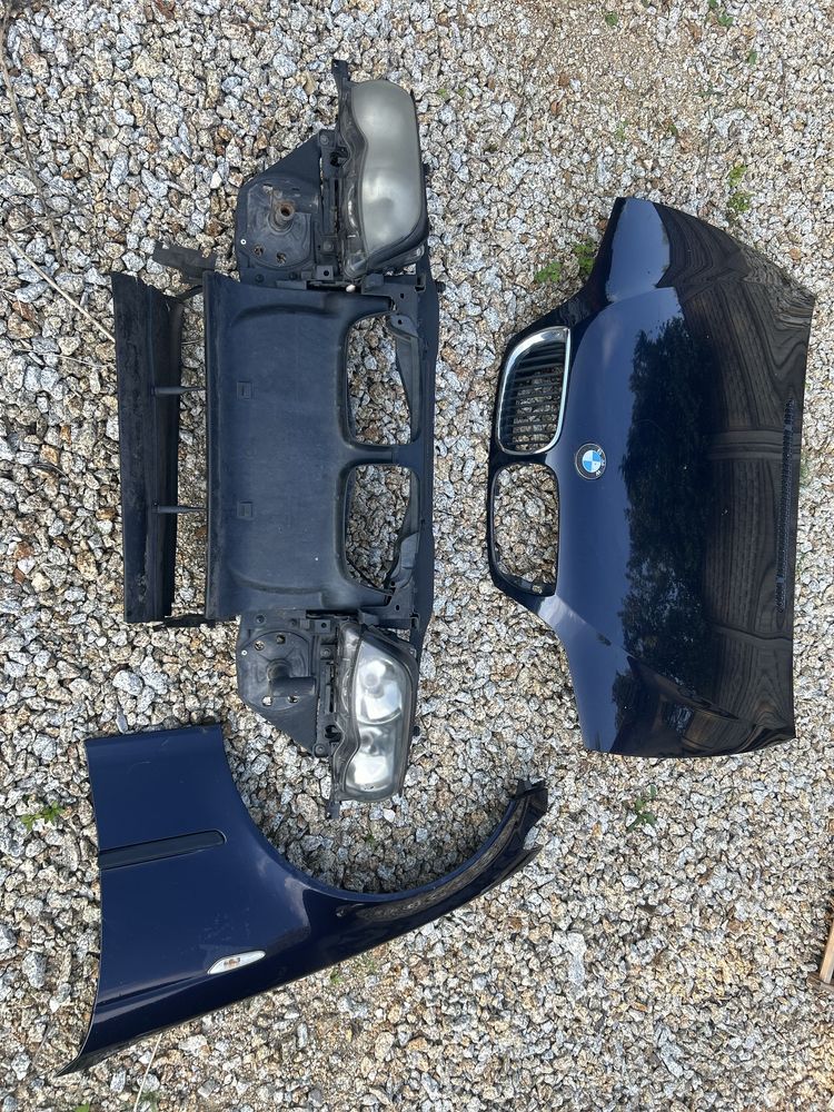 Maska, blotnik, pas przedni BMW e46 sedan/kombi polift