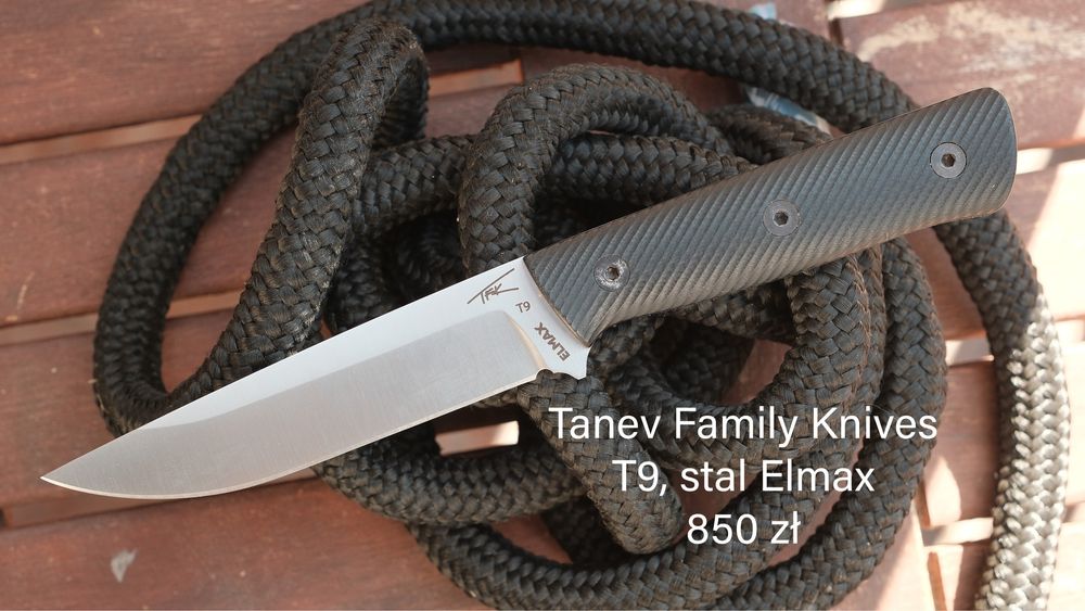 Nóż Tanev Family Knives T9 Elmax custom hand made