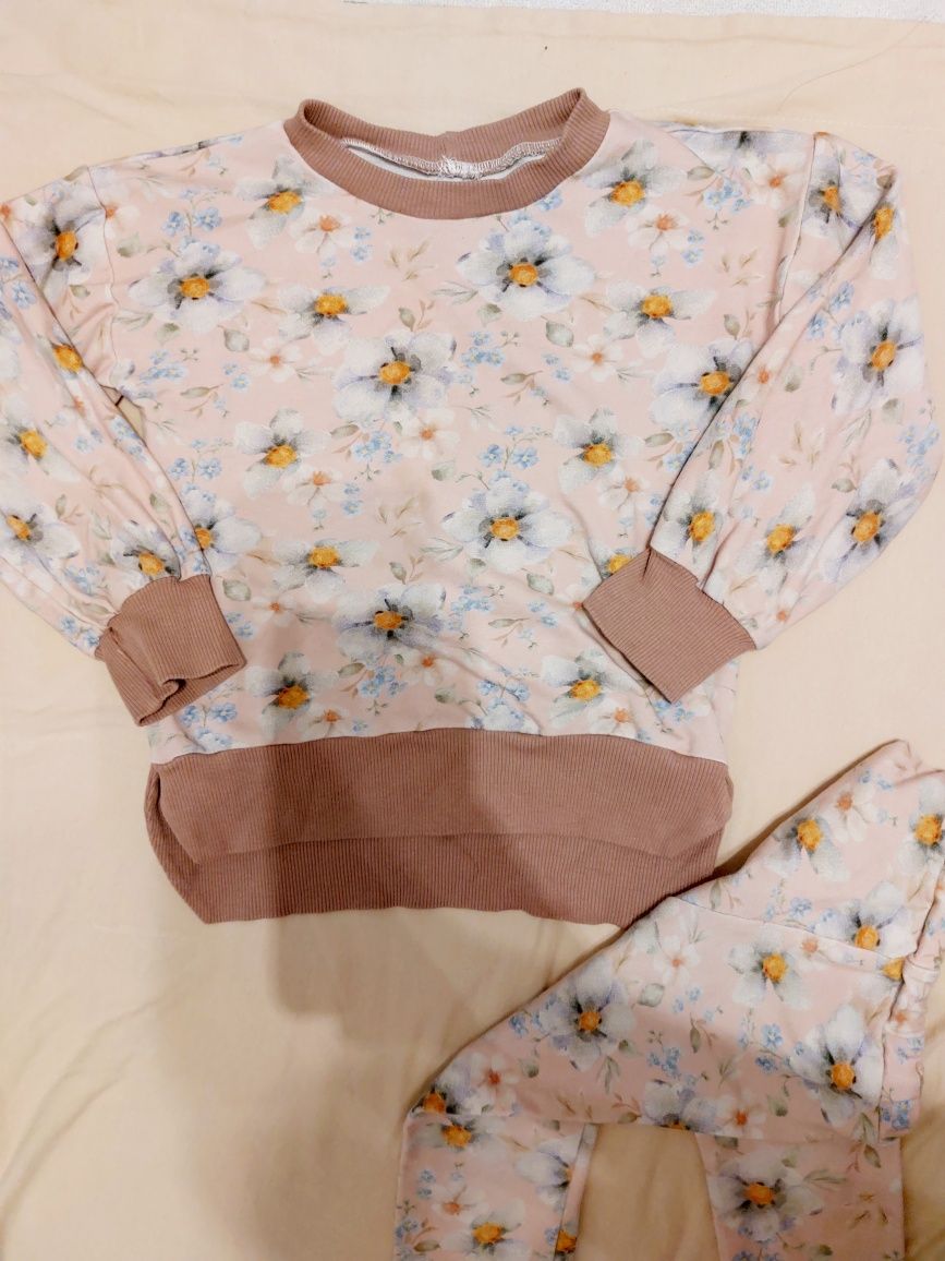 Komplet bluza + spodnie Handmade r. 98