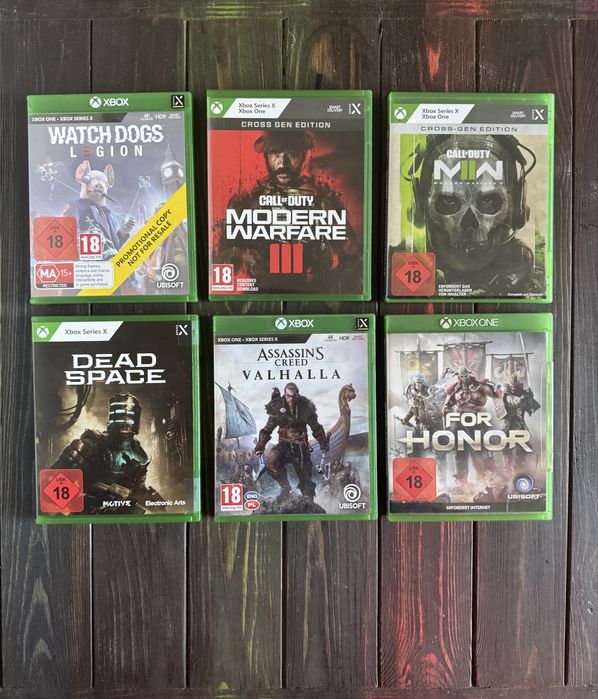 Ігри xbox one s/x series x оптом і в роздріб