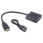 Conversor hdmi para vga com som 2 versões
