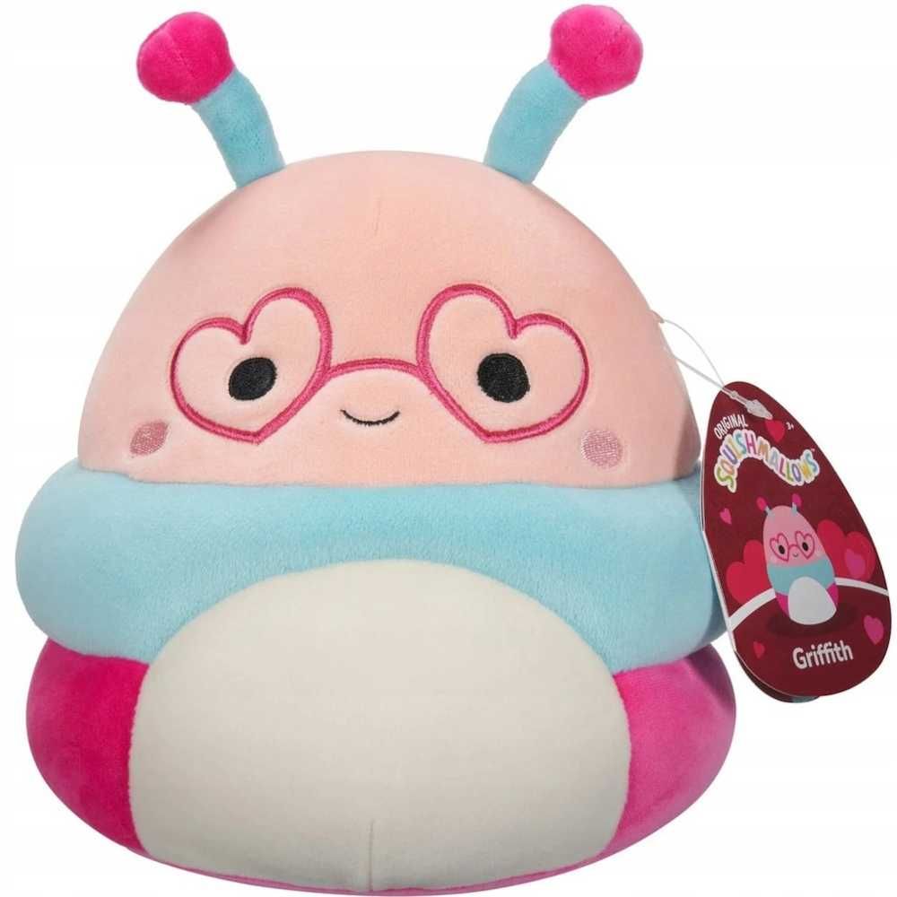 Squishmallows Walentynki Maskotka Pluszowa Gąsienica Griffith 14cm