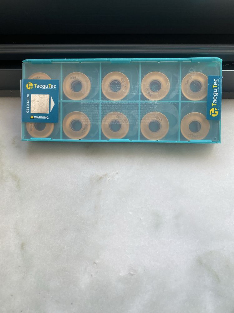 Pastilhas para frezes novas.