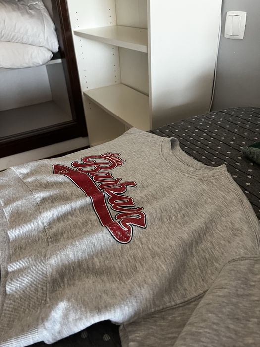 Sweat curta cinzenta