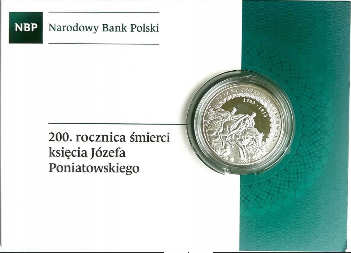 10 złotych Józef Poniatowski 2013 Ag