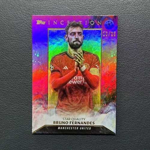 2024 Topps Inception Bruno Fernandes Star Quality Purple 10/25