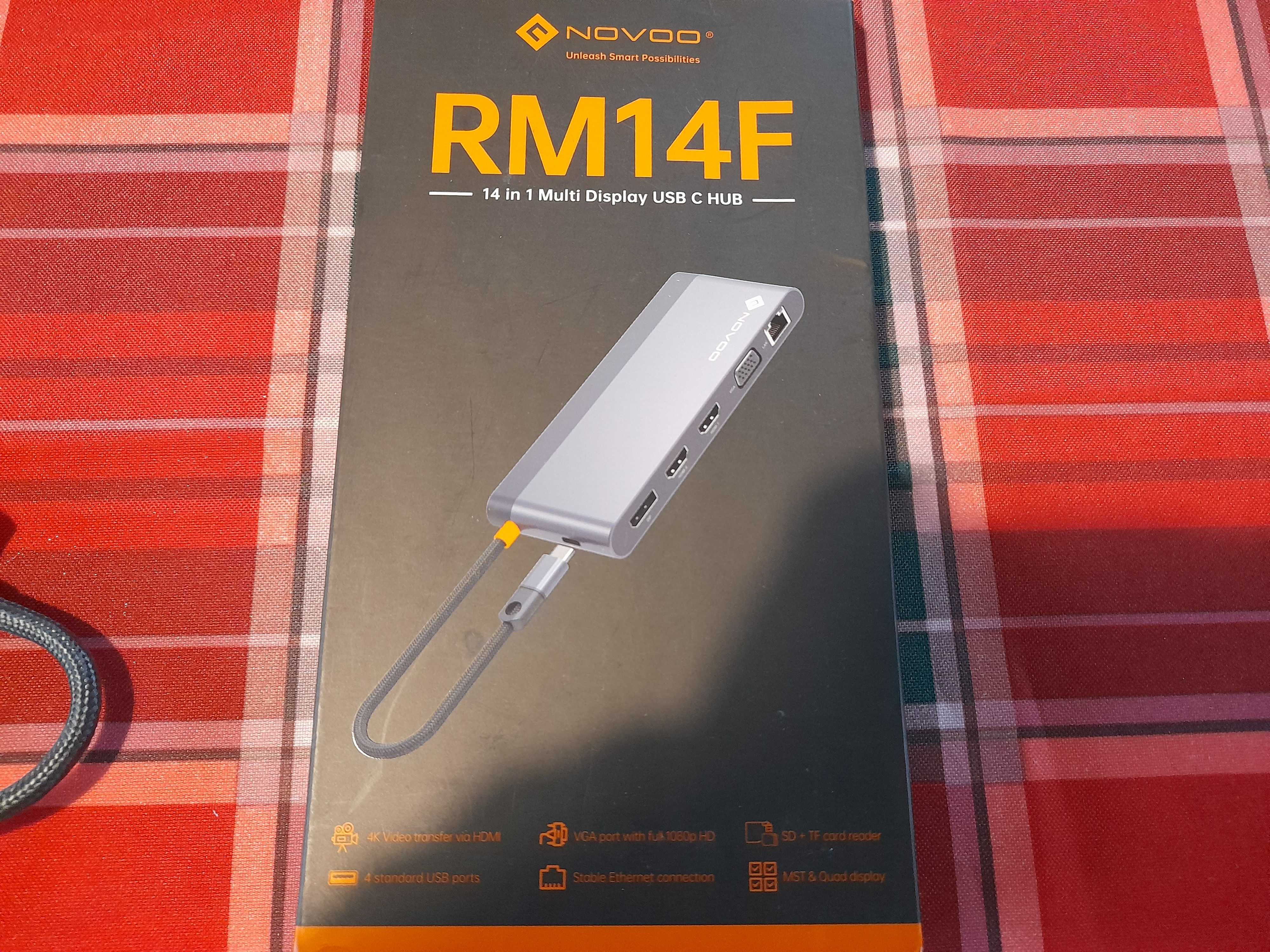 Novoo Usb C RM14F 14 w 1 Hub