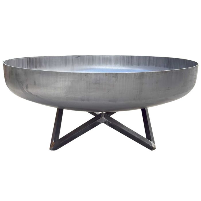 Duże palenisko ogrodowe stalowe Deep 100 cm głęboka misa 3 mm grill