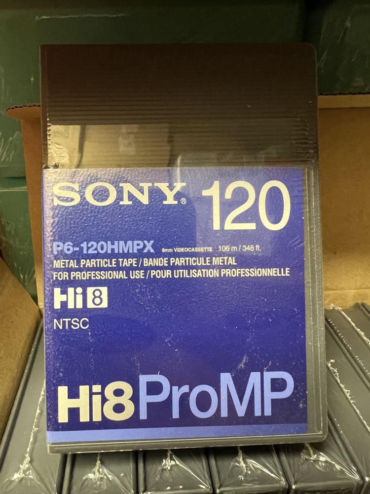 Кассета для видеокамеры 8 мм SONY HI 8 -  P6-120HMPX  Profession