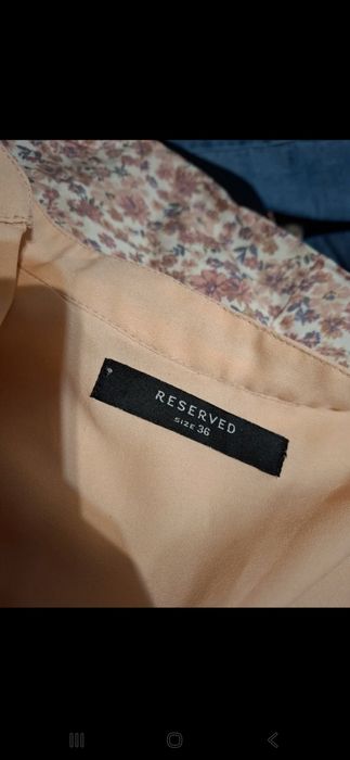 Koszula luźna beżowa Reserved 36