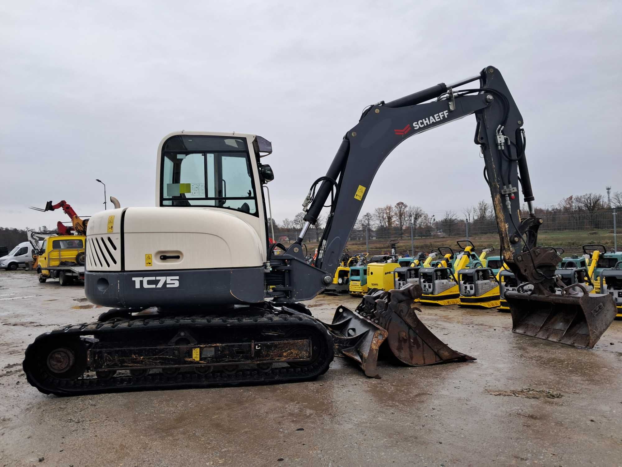 Minikoparka SCHAEFF TEREX TC 75 / 17r! / 7,5T / volvo ecr 88 yanmar