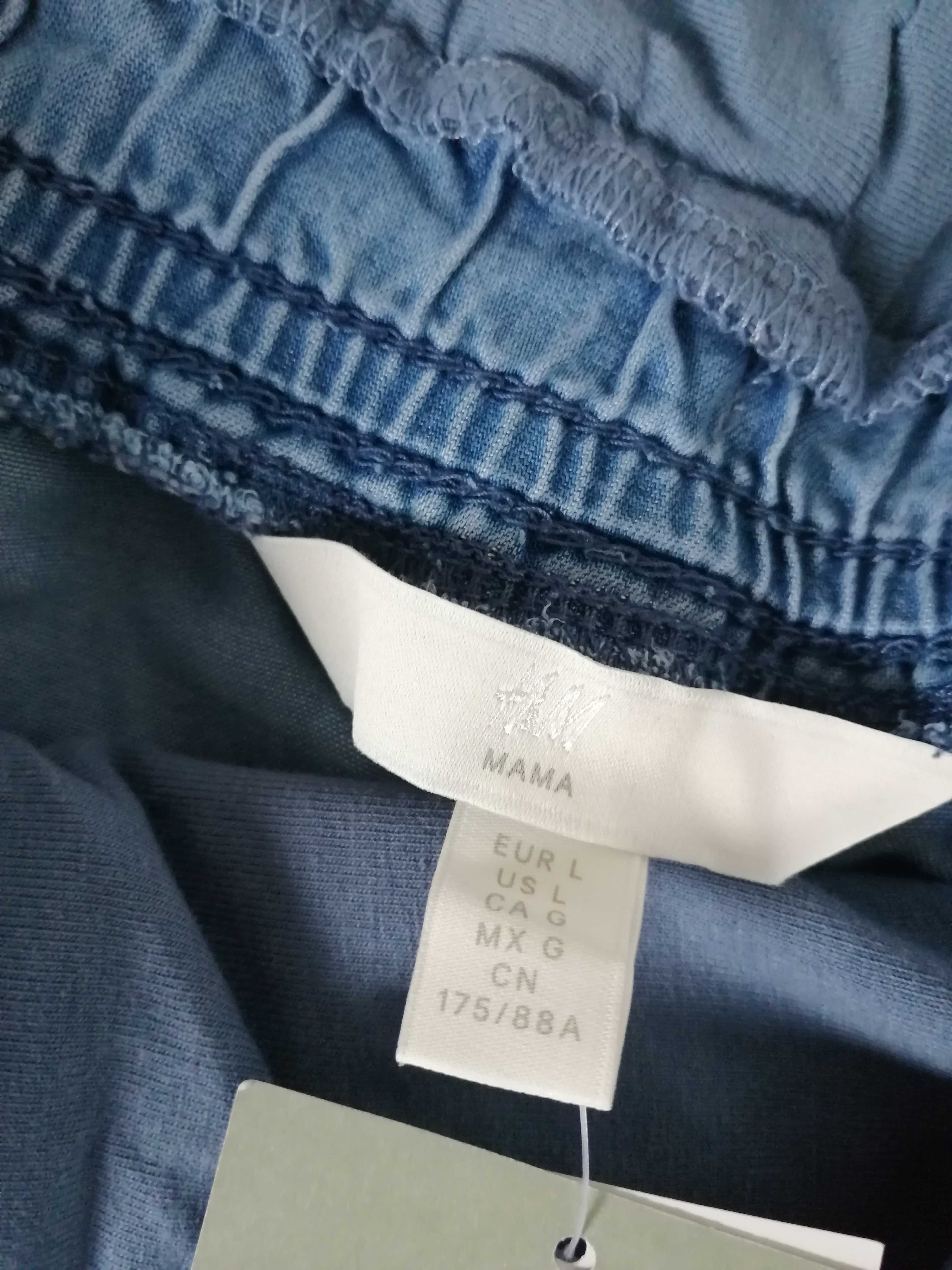 2x Spodnie ciążowe H&m rozmiar L nowe, legginsy ciążowe