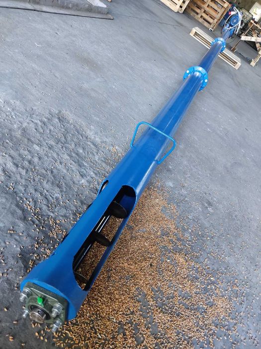 Шнек для зерна 133*2000, погрузчик шнековый, протравитель зерна