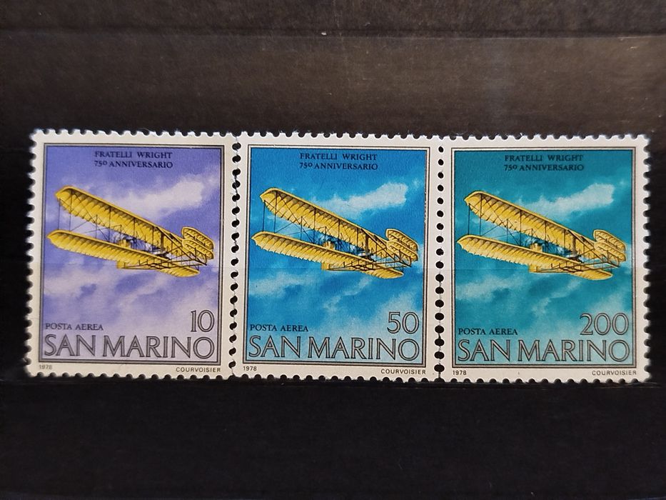 Znaczki San Marino 1978 lotnictwo
