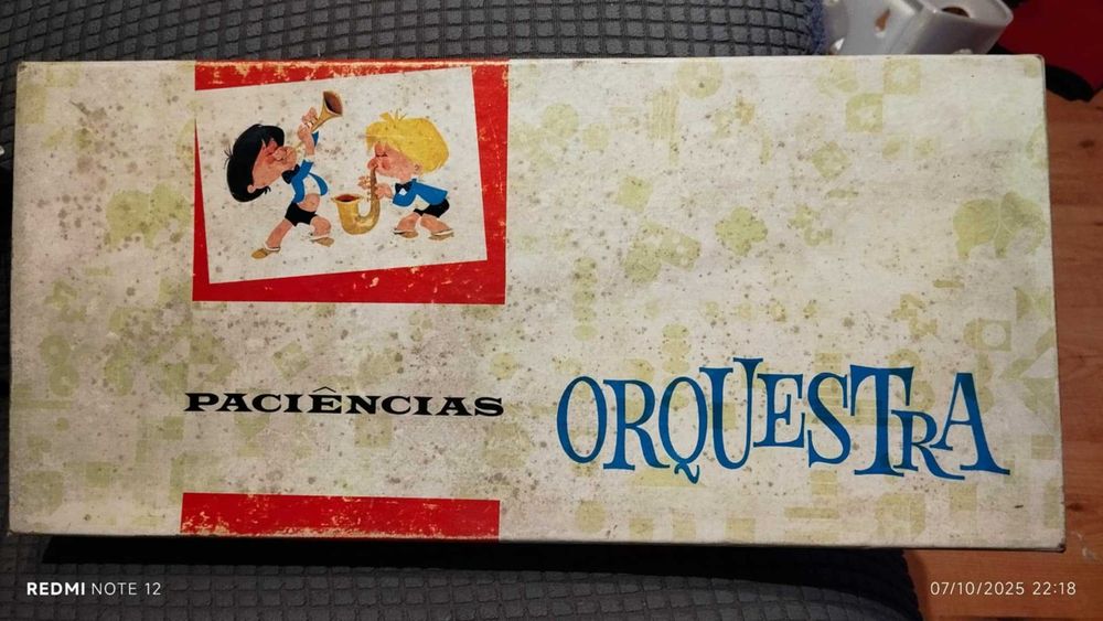Jogo vintage "Paciências" - Orquestra - Jogar e Aprender