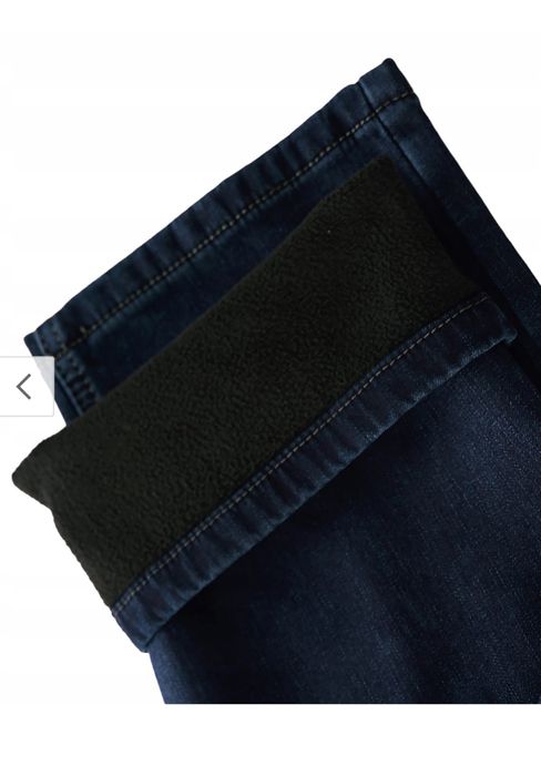 112/114 cm as męskie spodnie nowe ocieplane jeans