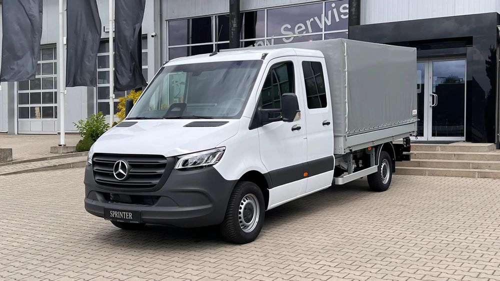 Mercedes-Benz Sprinter 317 CDI DOKA  6-os.*skrzynia*9G-Tronic*LED*hak 3,5t*opony całoroczne*