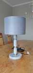 Lampa stołowa klasyczna z kamienia nowy abażur granit marmur