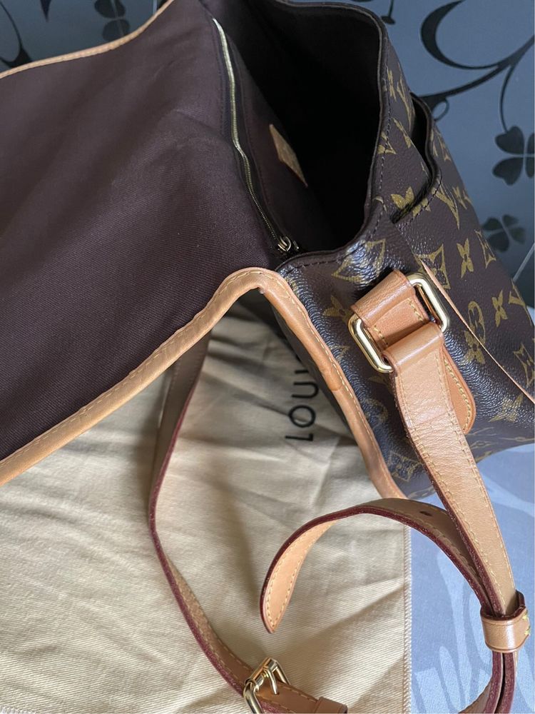 Listonoszka Louis Vuitton Menilmontant MM monogram oryginalna