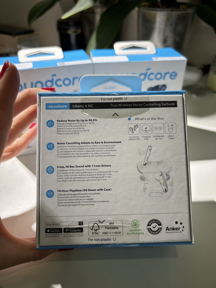 Нові бездротові навушники Anker Liberty 4 NC Soundcore anc шумодав