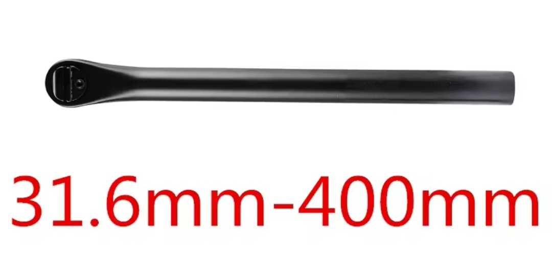 NOWA sztyca rowerowa carbonowa karbonowa 31.6mm 400mm długość