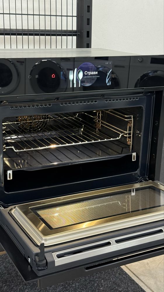 Топова модель! Духовка з мікрохвильовкою Bosch CMG978NB1