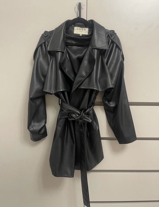 Тренч кожаный Cher 17 ккр бренд