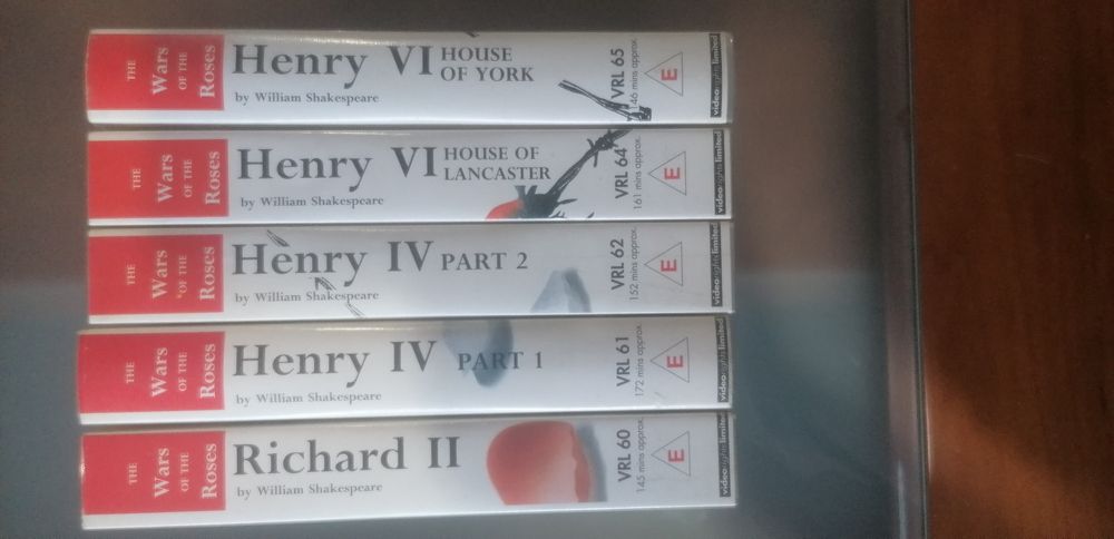 Filmes VHS Wars of the Roses