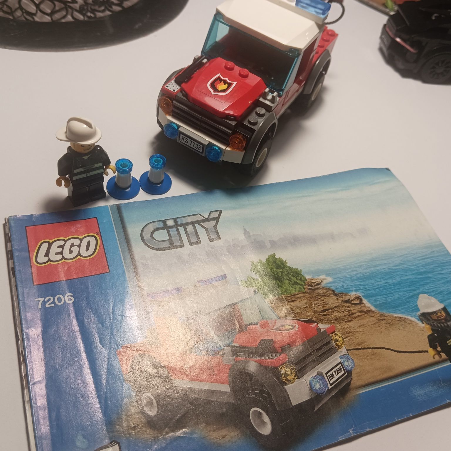 Лего Lego city 7206,пожарный,пожарная машина