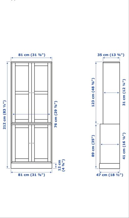 IKEA Havsta Witryna