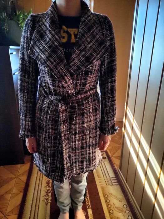 Ciepły płaszcz na jesień