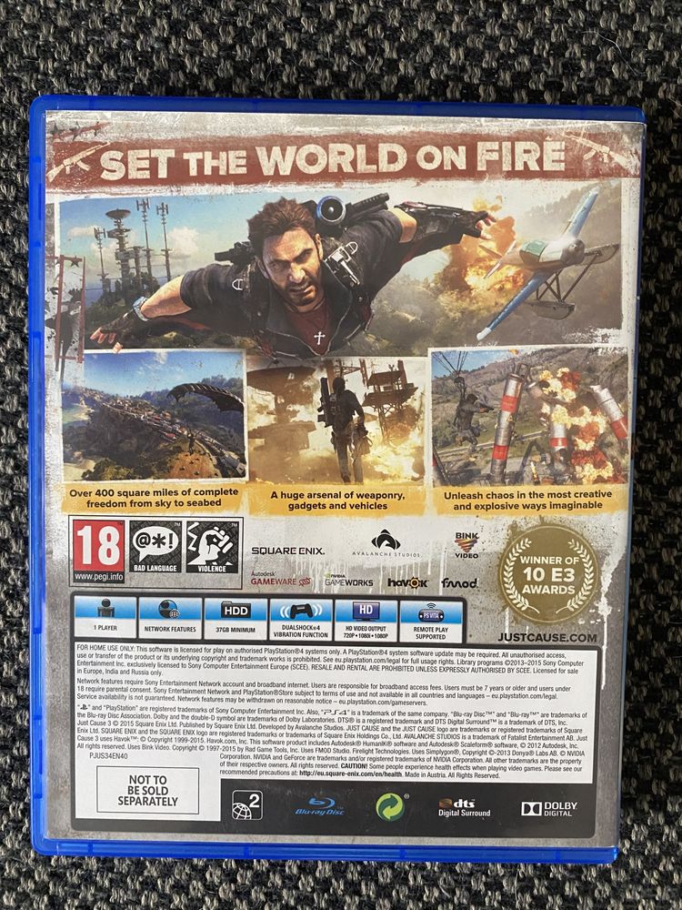 Jogo PS4 Just Cause 3
