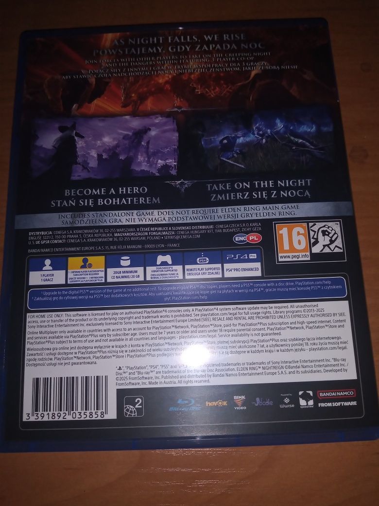 Elden Ring Nightreign PS4 PS5 Диск НОВИНКА Дешево (Скидка до 27.07)