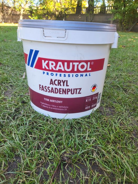 Tynk akrylowy hydrofobowy 18 wiader