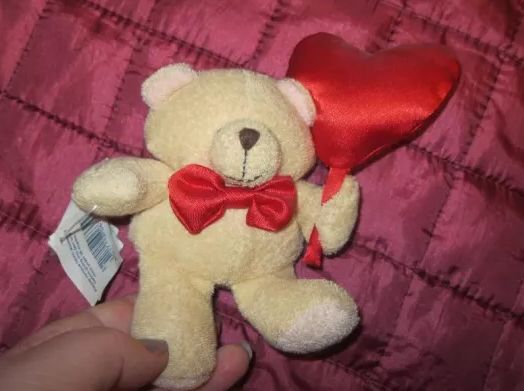 игрушка мягкая плюшевый мишка медведь с сердцем HALLMARK teddi теддик