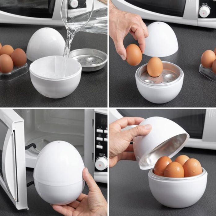 Cozedor de ovos no microondas