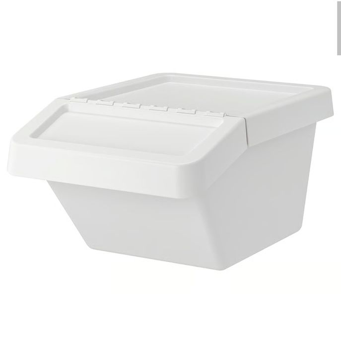 2 caixas arrumação SORTERA Ikea