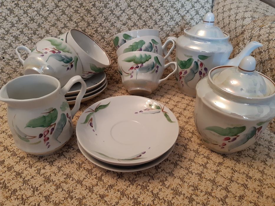 Чайный сервиз фарфор барановка