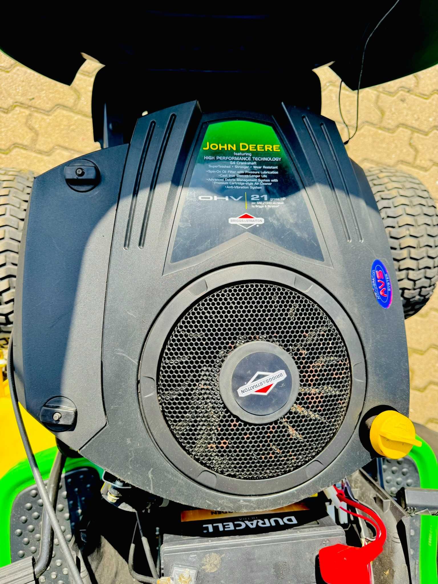 Traktorek kosiarka John Deere D105 Briggs&Stratton z USA! 21KM