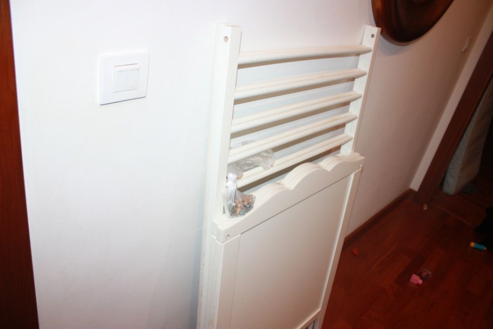 Berço, branco 60x120 cm + colchão molas