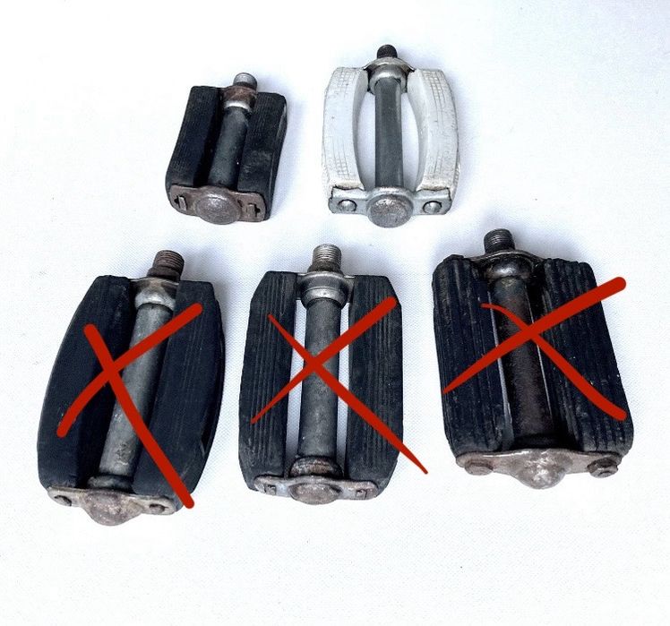 Części rowerowe PRL stare rowery Romet Wigry Czajka…pedały